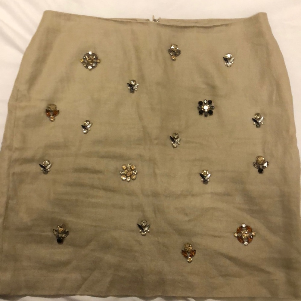 Ann Taylor Jewel Skirt Size 8